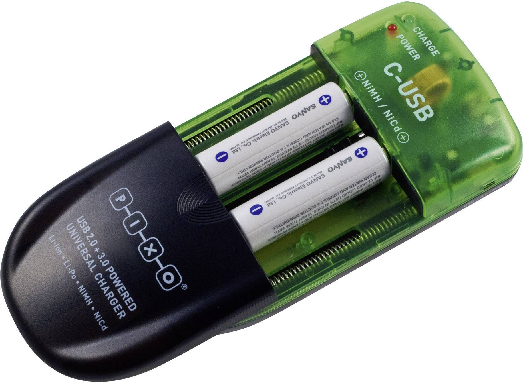 Pixo Digicharger C-USB NiCd, NiMH, LiIon, LiPo