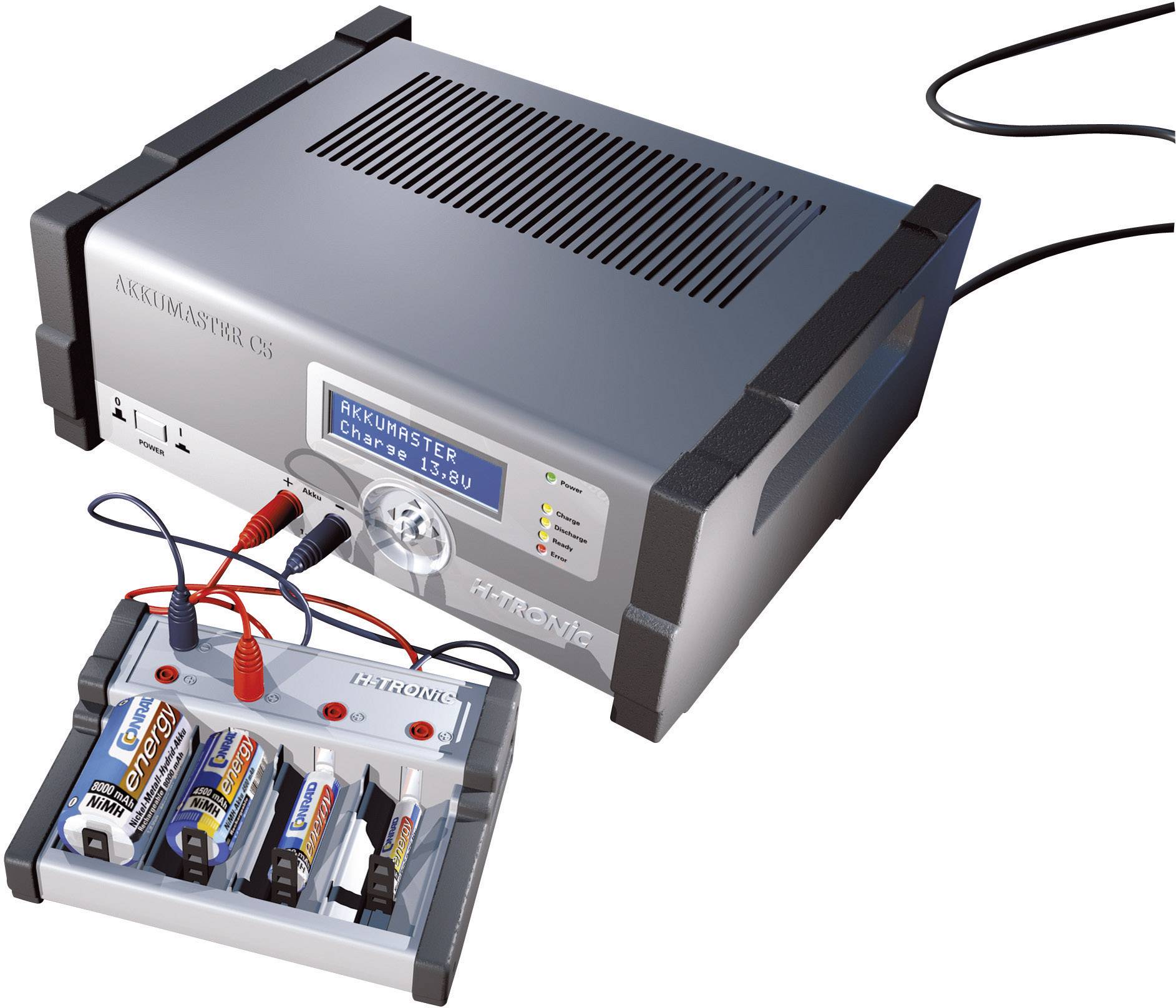 H-Tronic C5 Modellbau-Multifunktionsladegerät NiCd, NiMH, LiIon, LiPo, Blei-Gel, Blei-Säure, Blei-Vlies