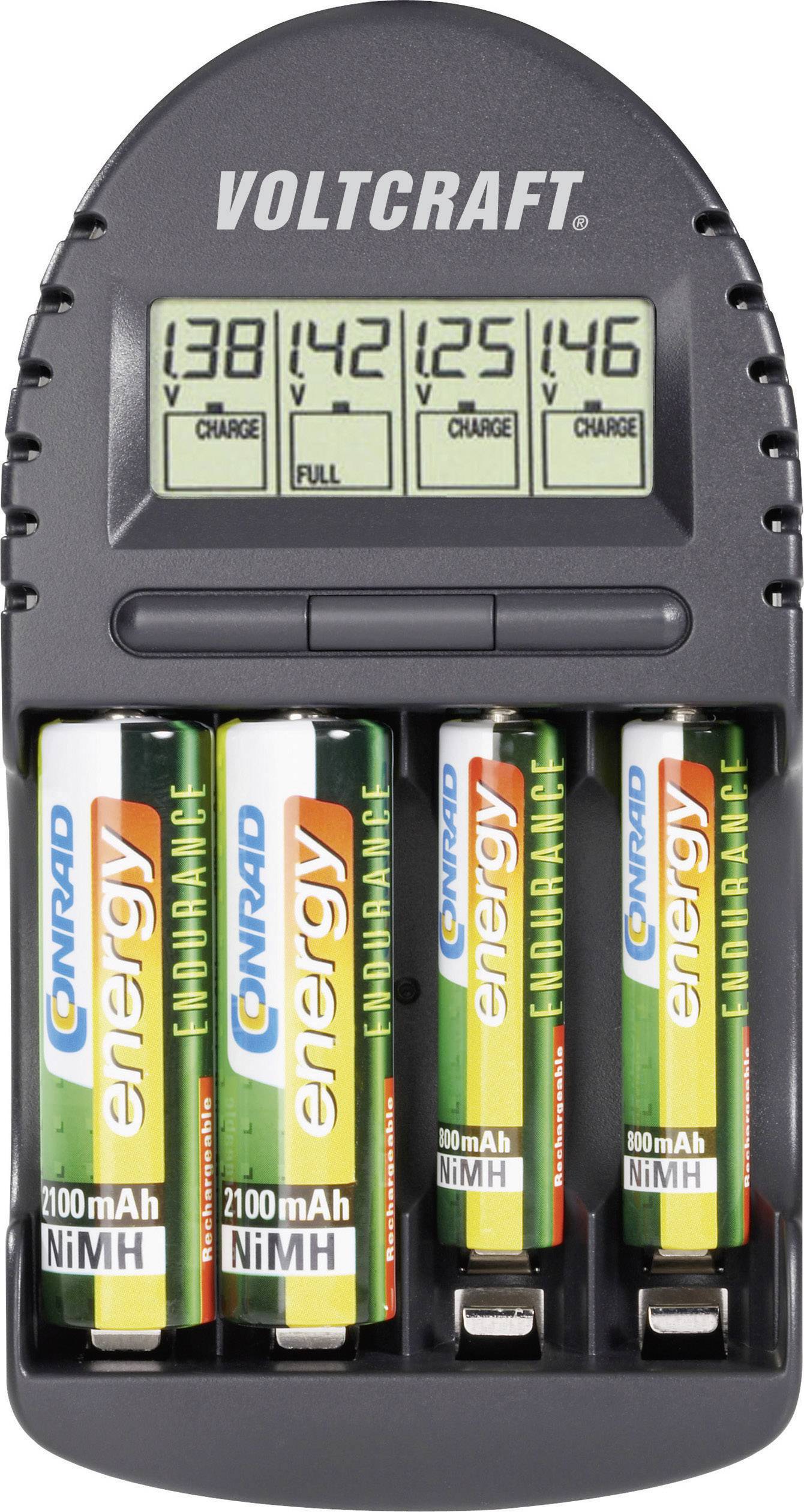 VOLTCRAFT BC-300 NiMH Micro (AAA), Mignon (AA) Rundzellen-Ladegerät