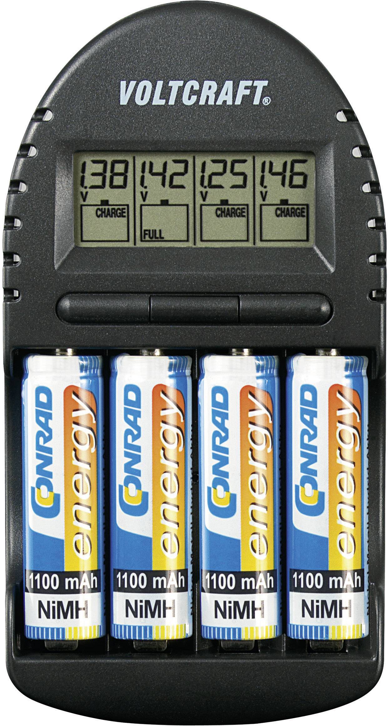 VOLTCRAFT BC-300 NiMH Micro (AAA), Mignon (AA) Rundzellen-Ladegerät