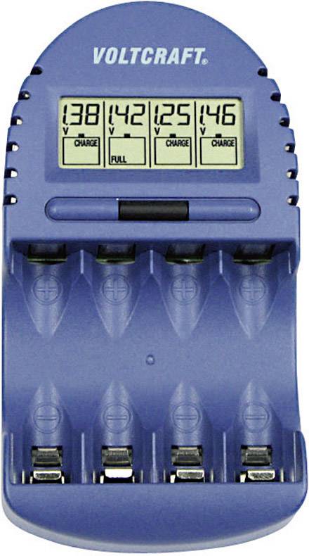 VOLTCRAFT BC-500 Rundzellen-Ladegerät NiMH Micro (AAA), Mignon (AA)
