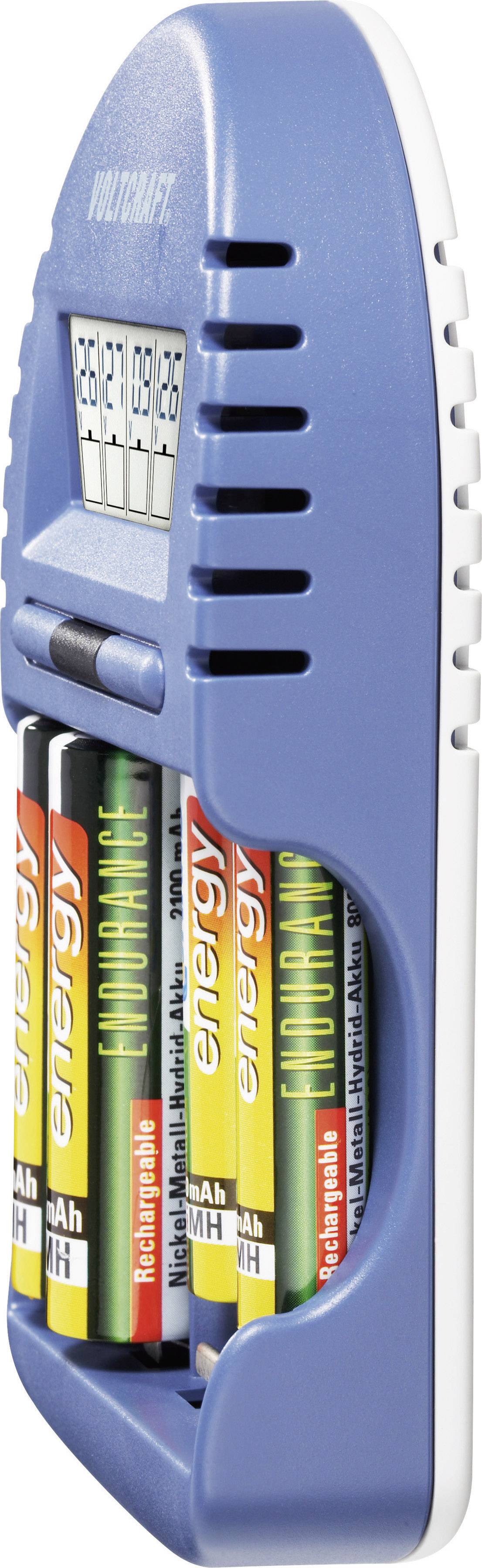 VOLTCRAFT BC-500 Rundzellen-Ladegerät NiMH Micro (AAA), Mignon (AA)