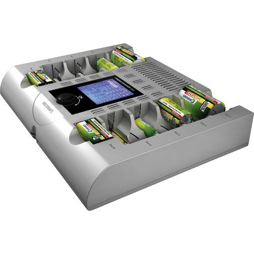 Eneroid Ladegerät für bis zu 12 AA Mignon LR6 Akkus mit automatischer Eneroid Ladegerät für bis zu 12 AA Mignon LR6 Akkus mit automatischer