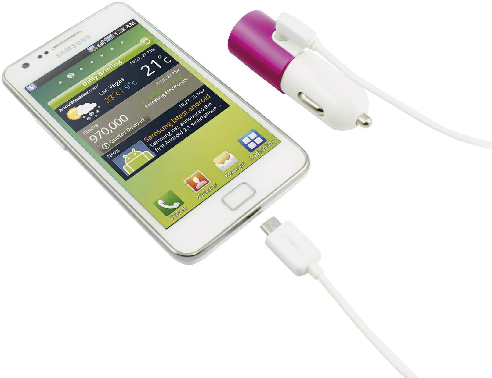 MIPOW CAR-CHARGER USB 12/24 V, BLAU