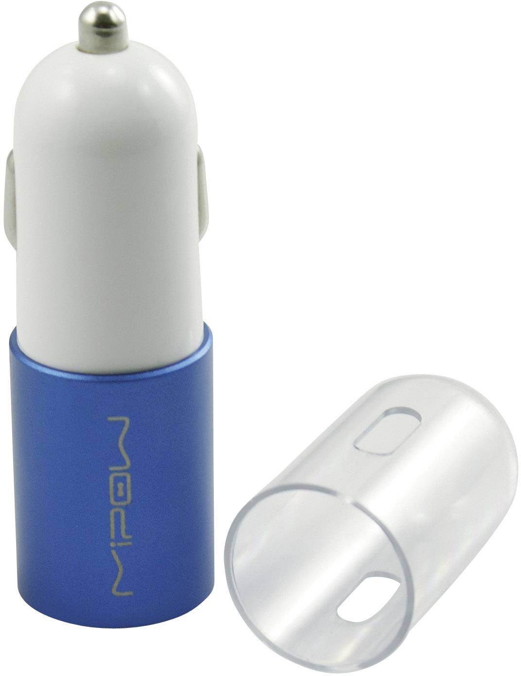 MIPOW CAR-CHARGER USB 12/24 V, BLAU