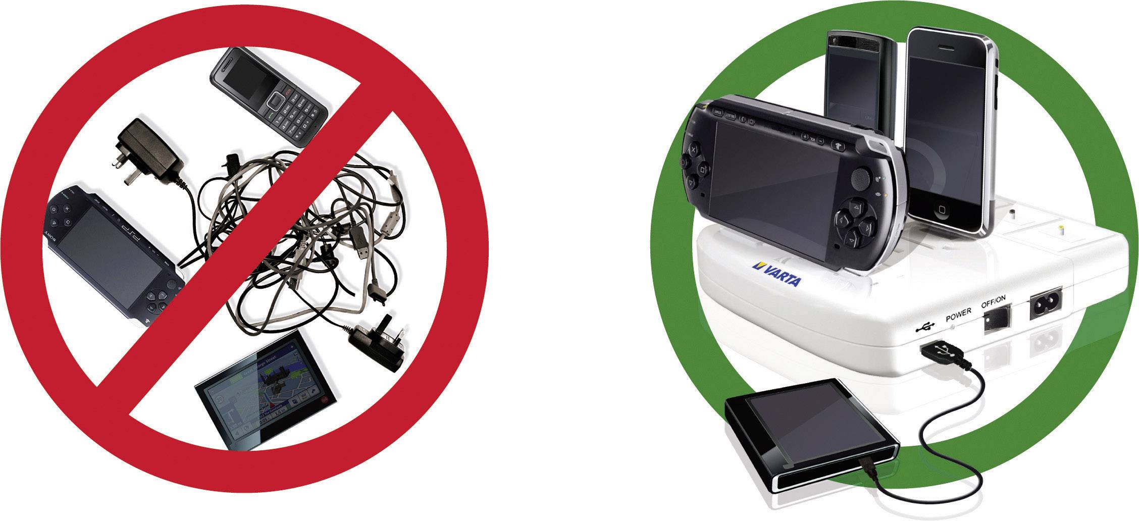 Varta V.Man Home Station Ladeadapter USB Weiß