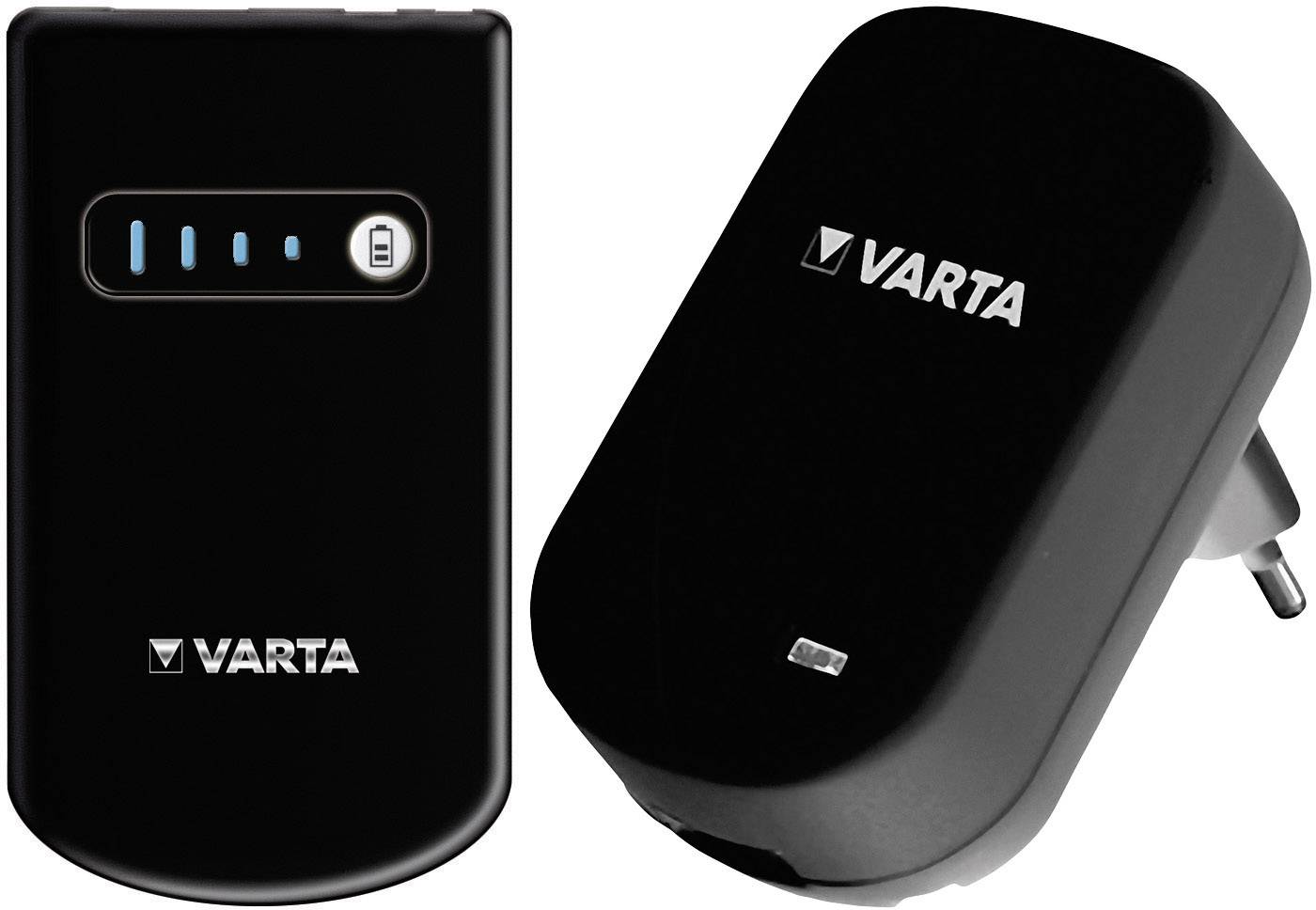 Varta V-Man Power-Pack mit USB-Lader Powerbank 1800 mAh Li-Ion Schwarz