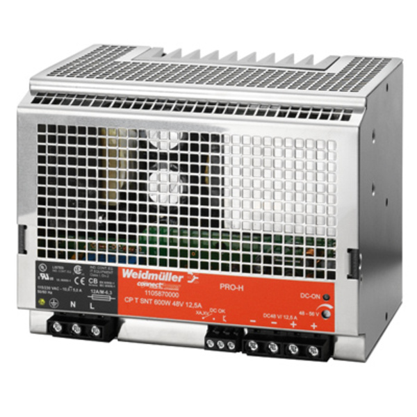 Weidmüller Schaltnetzgerät CP T SNT 600W 48V 12,5A 56 V/DC 12.5 A 600 W 1 x