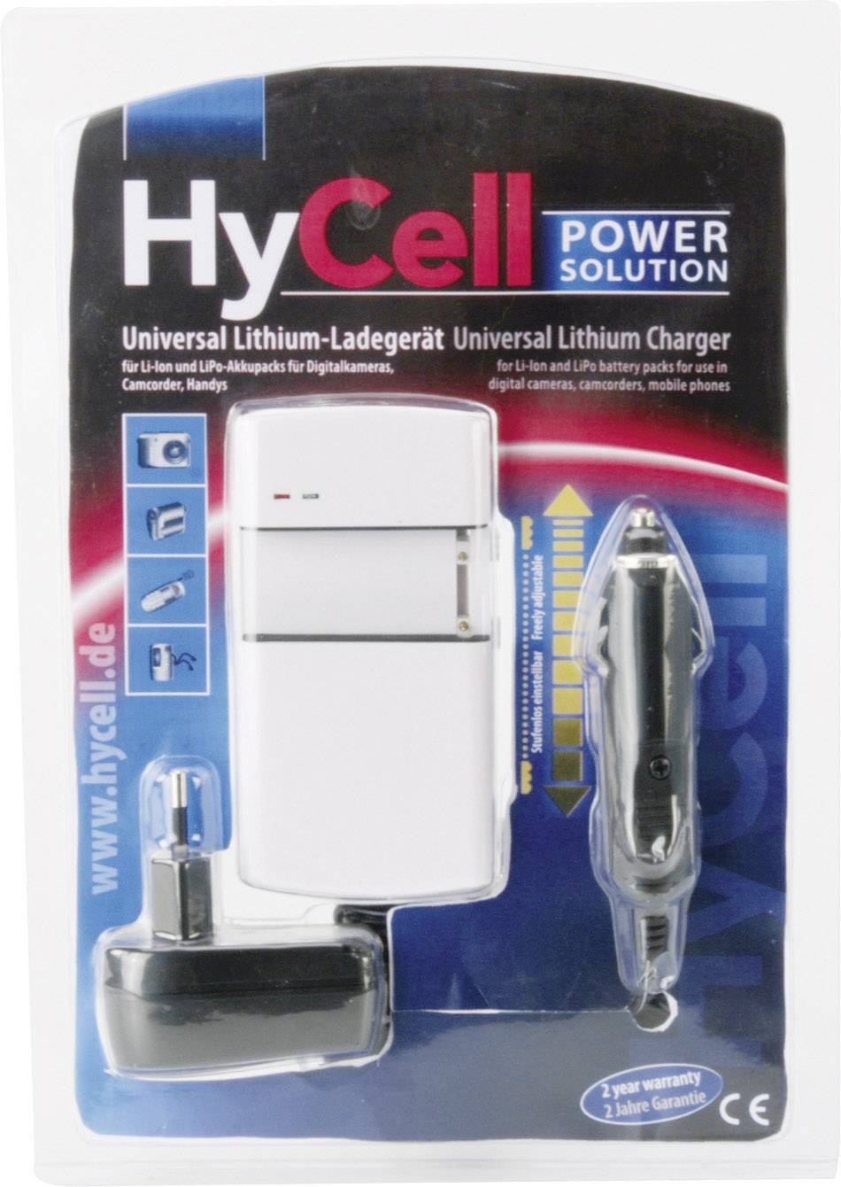 Ansmann HyCell 5025143-510 Kamera-Ladegerät Passender Akku LiIon, LiPo
