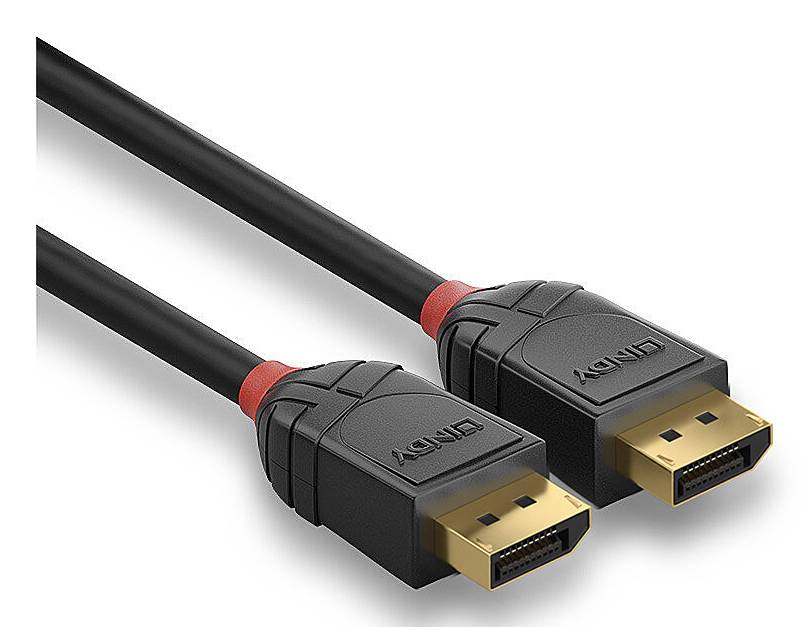 Lindy DisplayPort 2.1 80G Black Line 16K60Hz/8K120Hz - Kabel -