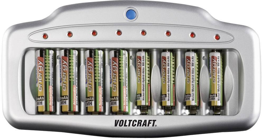 VOLTCRAFT UFC-8 Rundzellen-Ladegerät NiMH Micro (AAA), Mignon (AA)