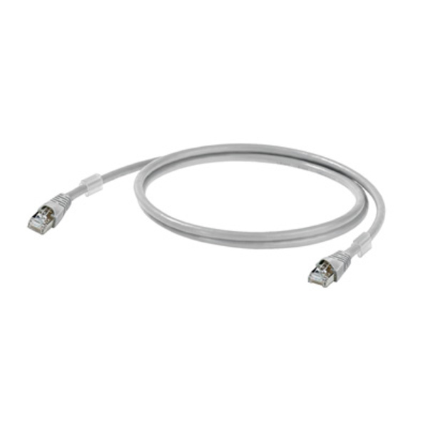 Weidmüller 1165940010 RJ45 Câble réseau, câble patch CAT 6a S/FTP 1.00 m gris certifié UL 1 pc(s)