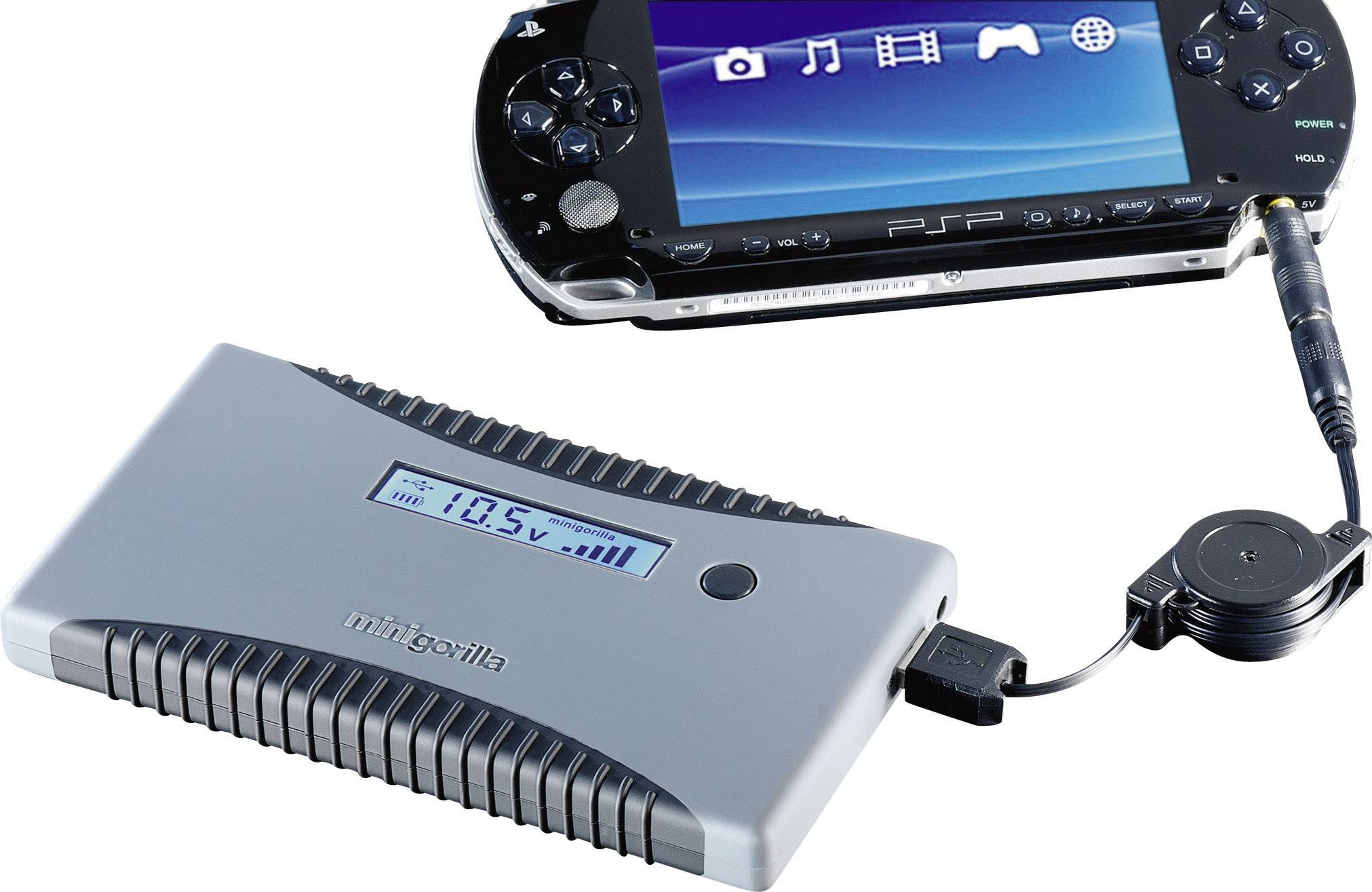 Power Traveller Minigorilla Powerbank 9000 mAh LiPo Grau