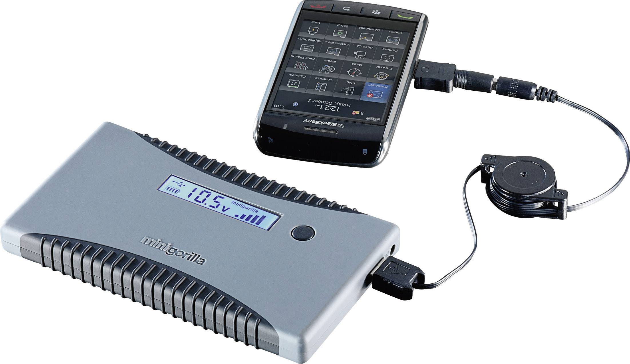 Power Traveller Minigorilla Powerbank 9000 mAh LiPo Grau