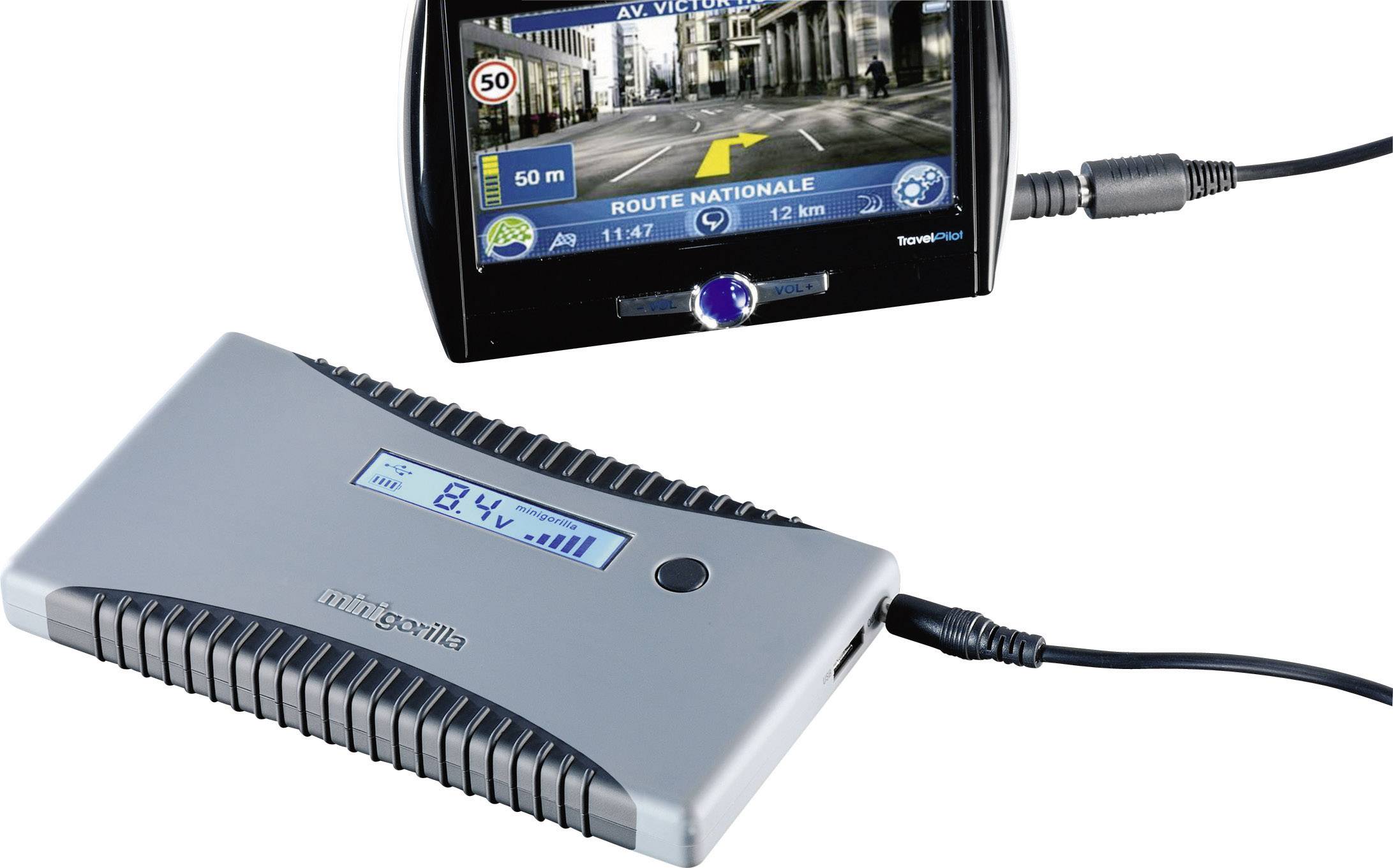 Power Traveller Minigorilla Powerbank 9000 mAh LiPo Grau