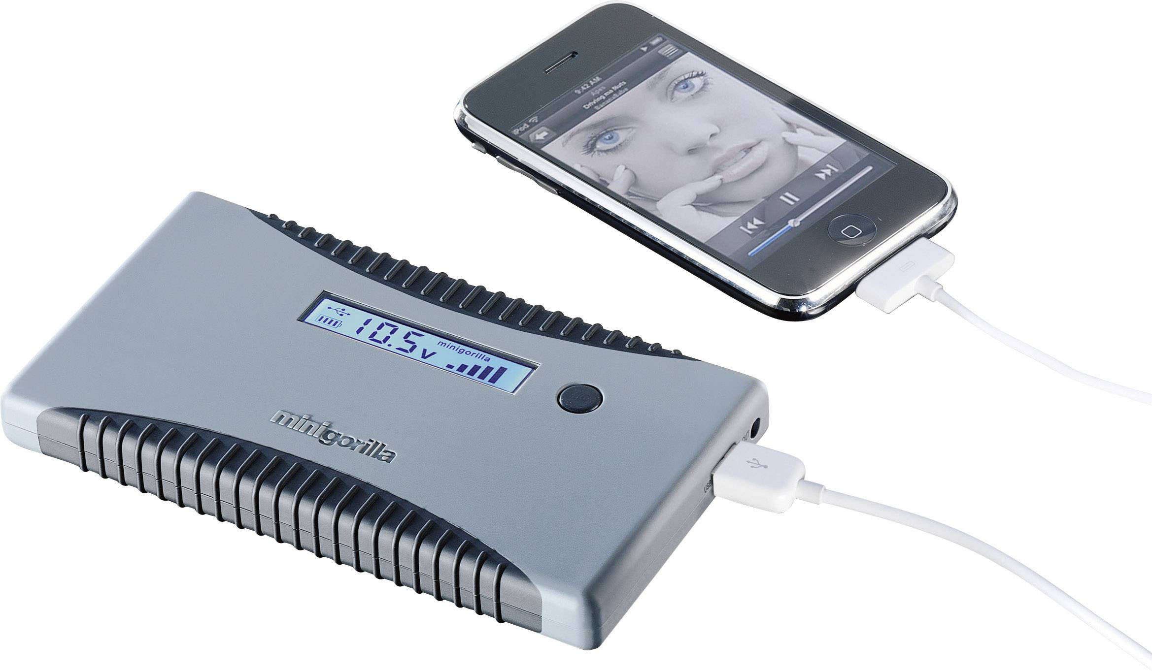 Power Traveller Minigorilla Powerbank 9000 mAh LiPo Grau
