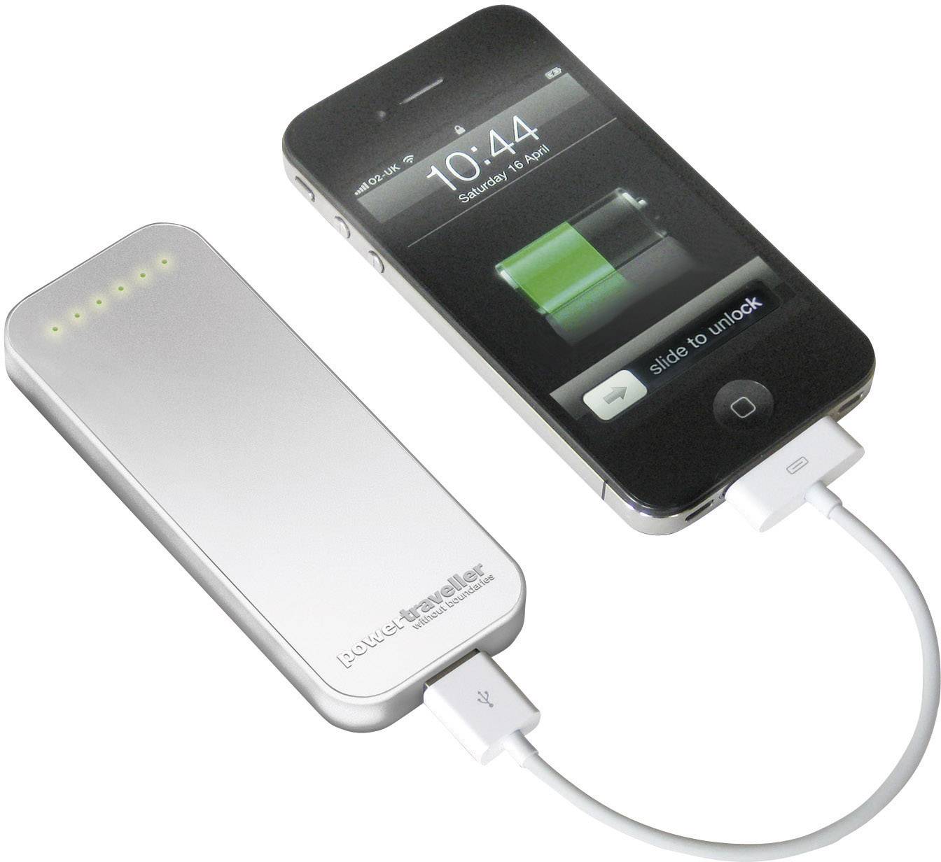 Power Traveller Discovery Powerbank 3500 mAh LiPo Weiß