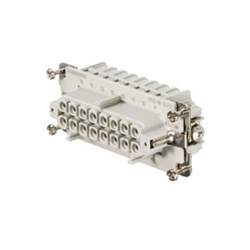 Weidmüller 1208000000 Buchseneinsatz RockStar® HDC HE 16 + PE Crimpen 1 St.