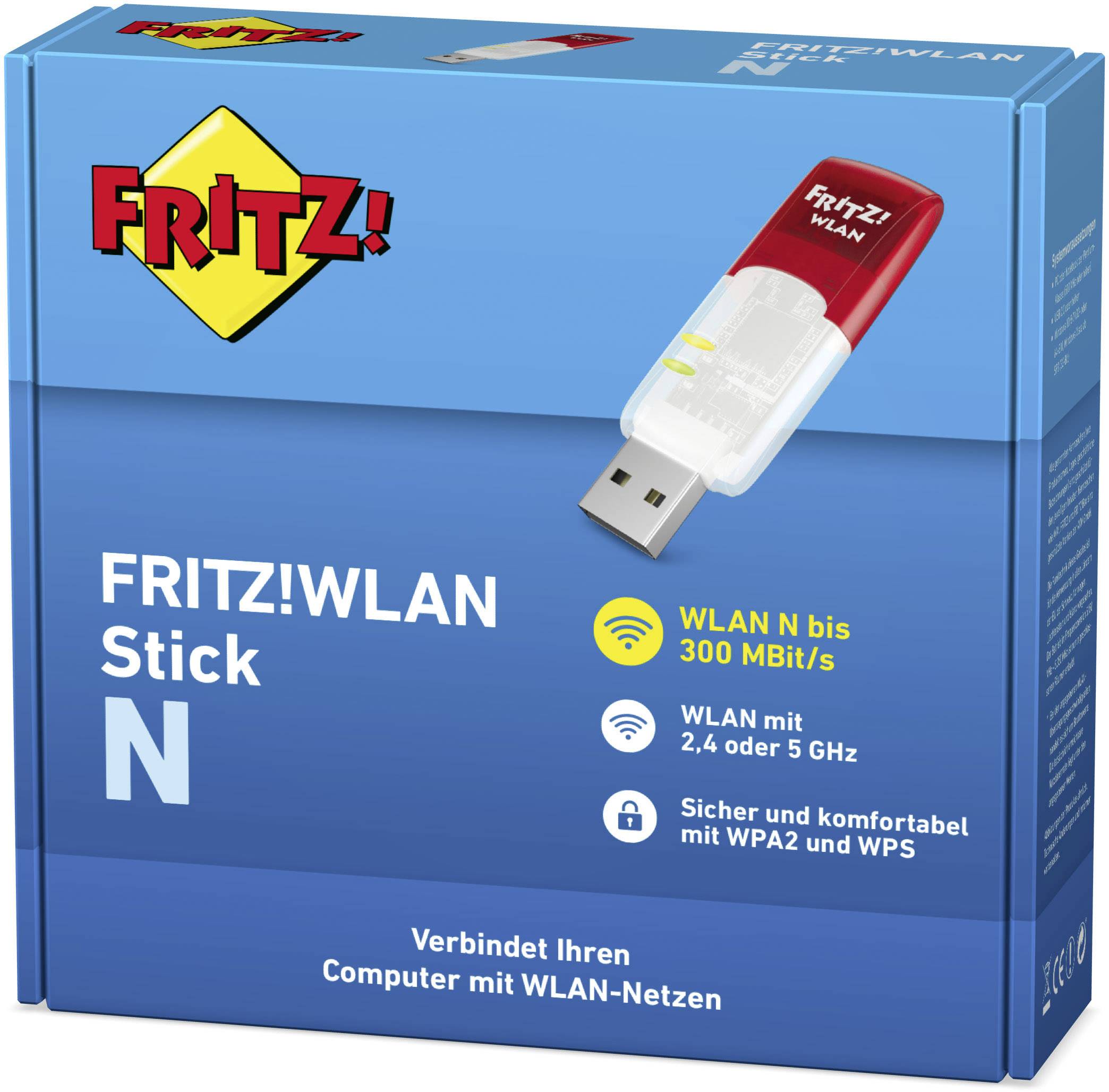 AVM FRITZ!WLAN Stick N WLAN Stick USB 2.0 300MBit/s