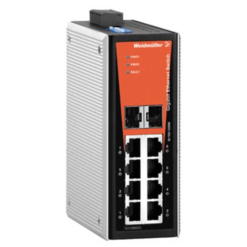 Weidmüller 1241280000 IE-SW-VL08-6GT-2GS Industrial Ethernet Switch