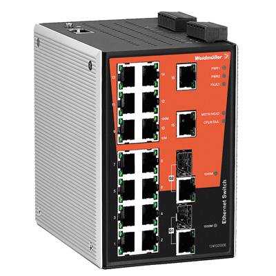 Weidmüller 1286970000 IE-SW-PL18MT-2GC-16TX Industrial Ethernet Switch