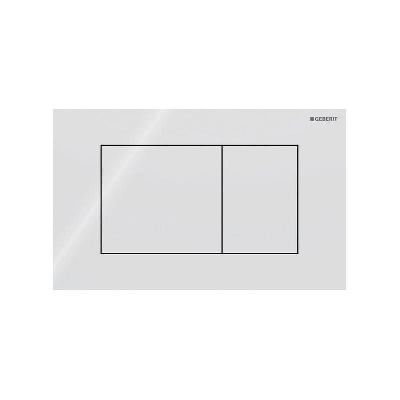Geberit 115629SI1, Sigma40 Betätigungsplatte Square weiß