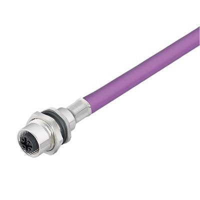Weidmüller 1279480500 Sensor-/Aktor-Einbausteckverbinder M12 Buchse, Einbau Polzahl Sensoren: 2 1St.