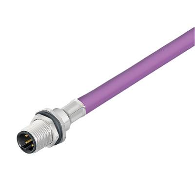 Weidmüller 1279490200 Sensor-/Aktor-Einbausteckverbinder M12 Stecker, Einbau Polzahl Sensoren: 2 1St.