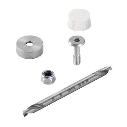 Weidmüller SD FIXING SET Befestigungsset Edelstahl Silber (L x B x H) 25 x 80 x 80 mm 1 St.