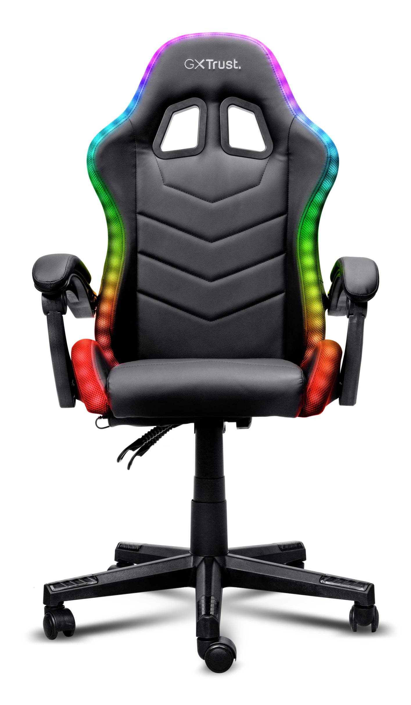 Trust 25979, PC-Gamingstuhl, 110 kg, Gepolsterter Sitz, Gepolsterte Rückenlehne, 180 cm, Schwarz