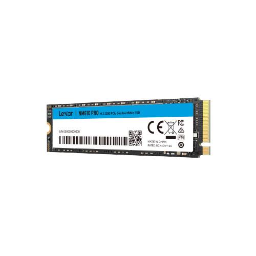 Lexar NM610 Pro - SSD - 500 GB - intern - M.2 2280 - PCIe 3.0 x4 (NVMe)