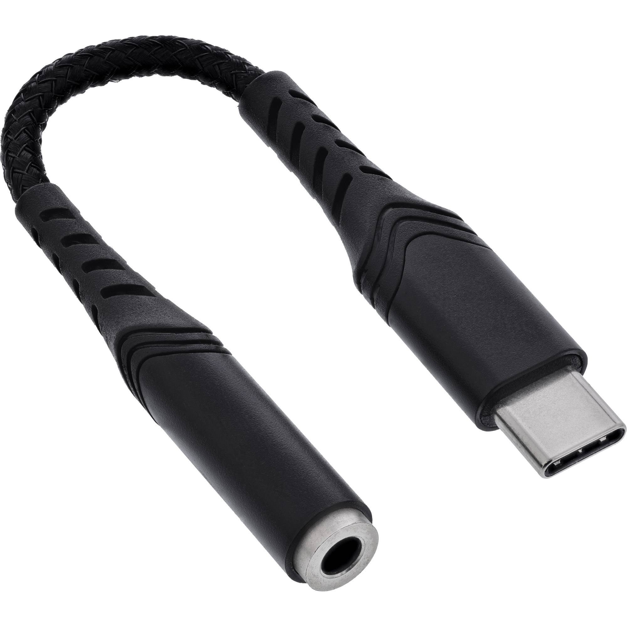 InLine USB-C Audio Adapter auf 3,5mm Klinke, DAC, 15 cm