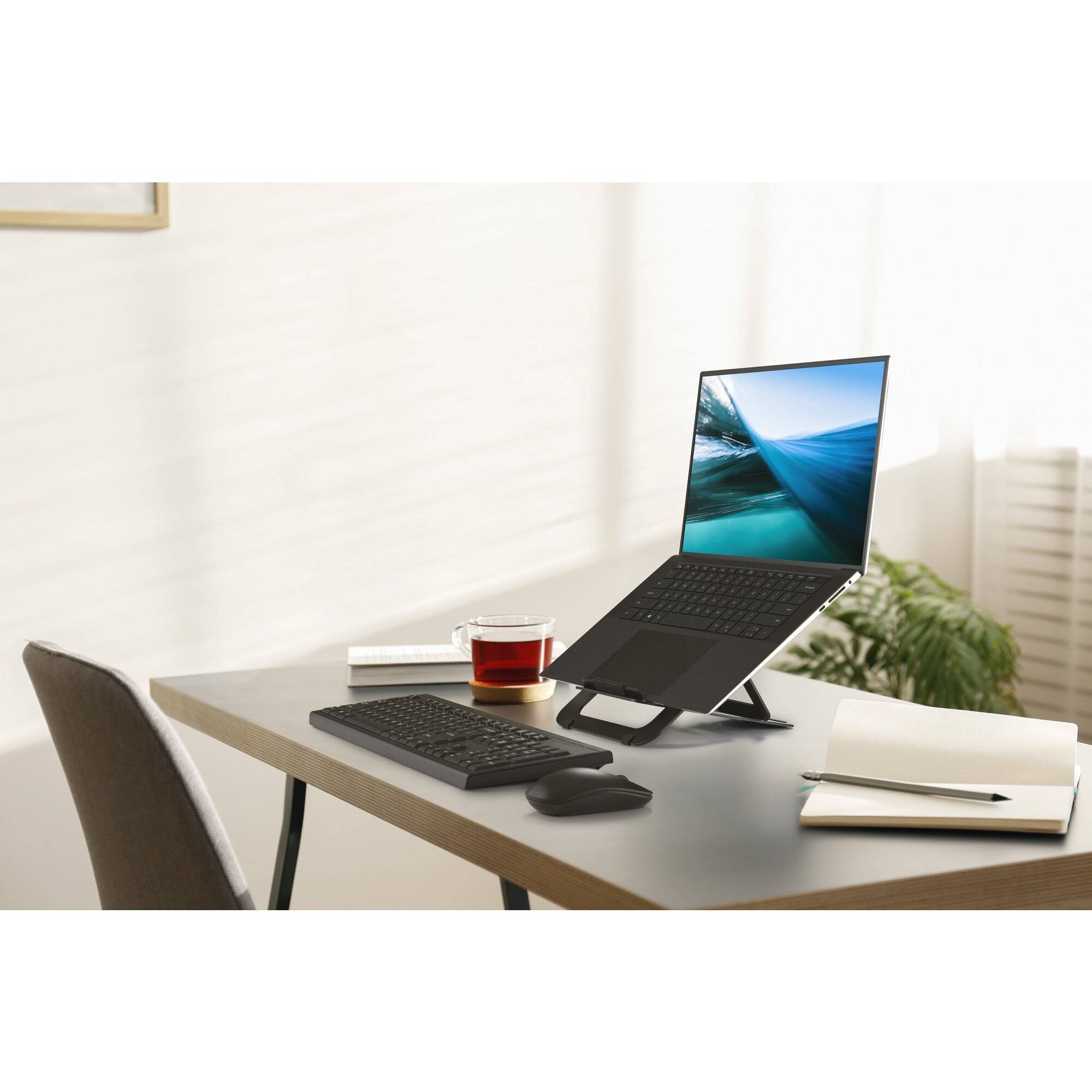 Kensington EQ Höhenverstellbarer Aluminium-Laptopständer, Laptop-Ständer, Schwarz, Aluminium, 25,4 cm (10"), 43,2 cm (17