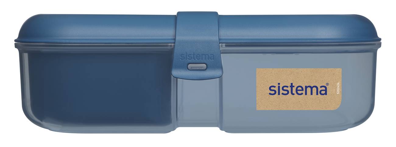 Sistema Plastics Lunchbox Ribbon recyceltes PP 1.1 l 1 Stück