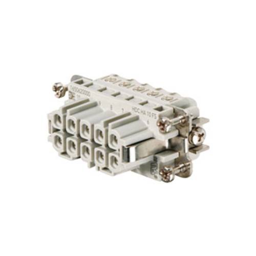 Weidmüller 1650620000 Buchseneinsatz RockStar® HDC HA 10 + PE Schrauben 1 St.
