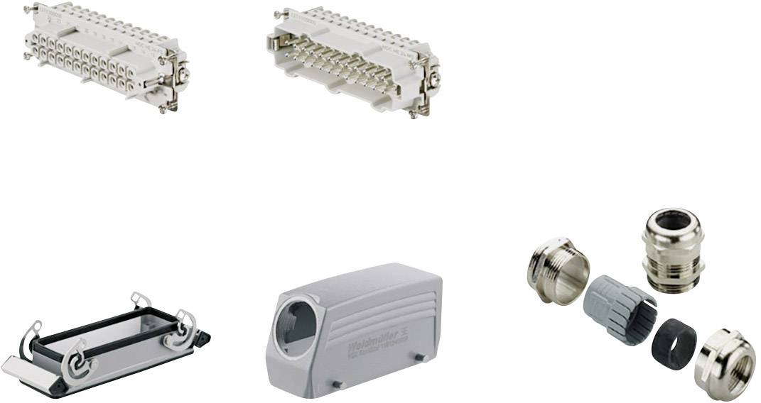 Weidmüller Steckverbinder-Set RockStar® HDC HE 1712530000 1St.