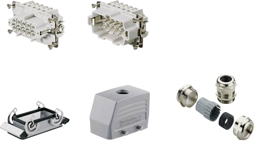 Weidmüller Steckverbinder-Set RockStar® HDC HE 1712670000 1St.
