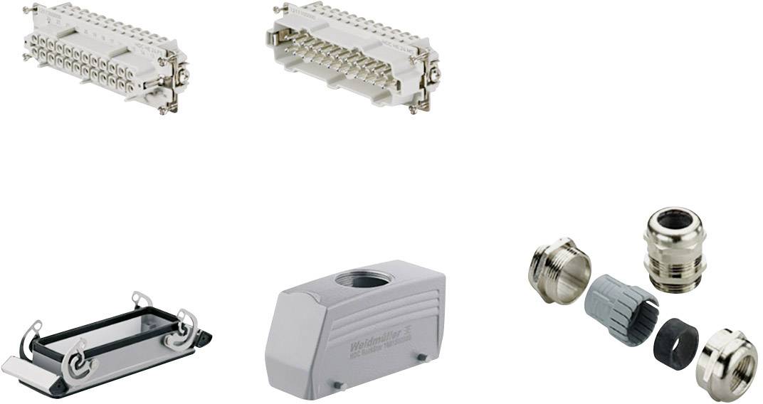 Weidmüller Steckverbinder-Set RockStar® HDC HE 1712690000 1St.
