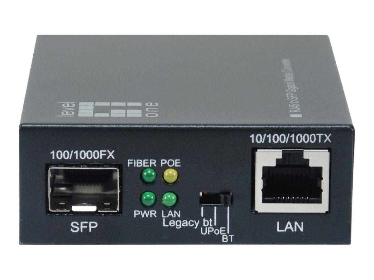 LevelOne GVT-2015 - Medienkonverter - 1GbE, 100Mb LAN (optisch)