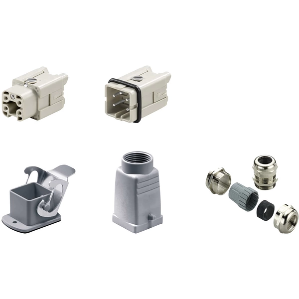Weidmüller Steckverbinder-Set RockStar® HDC HA 1802440000 1St. Weidmüller Steckverbinder-Set RockStar® HDC HA 1802440000 1St.
