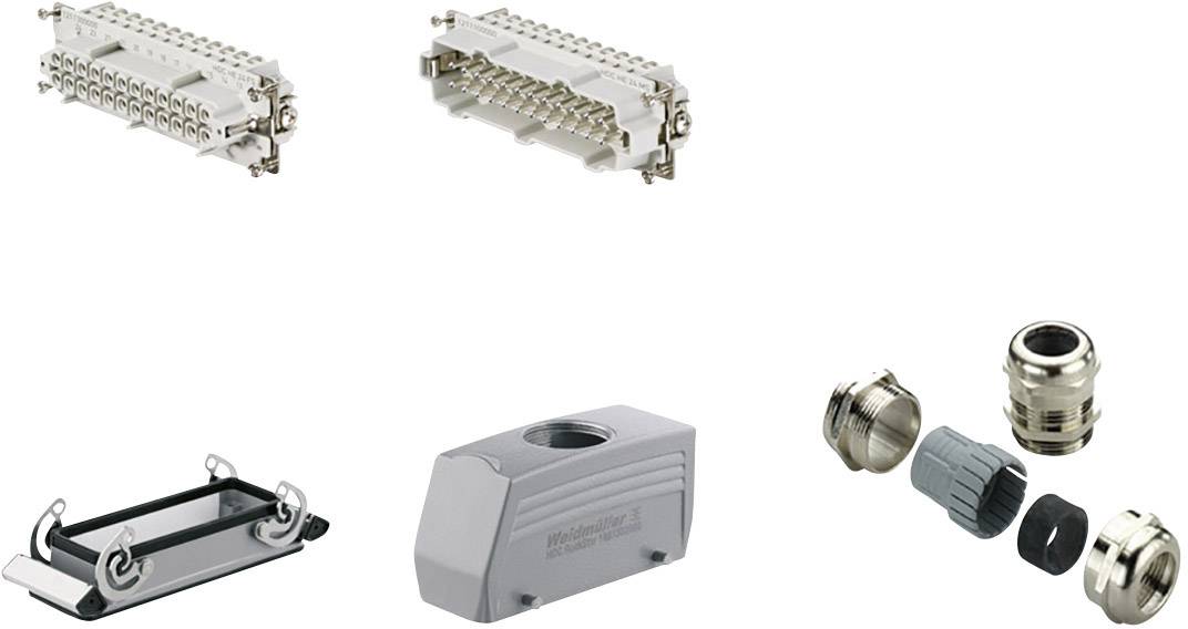 Weidmüller Steckverbinder-Set RockStar® HDC HE 1802480000 1St.