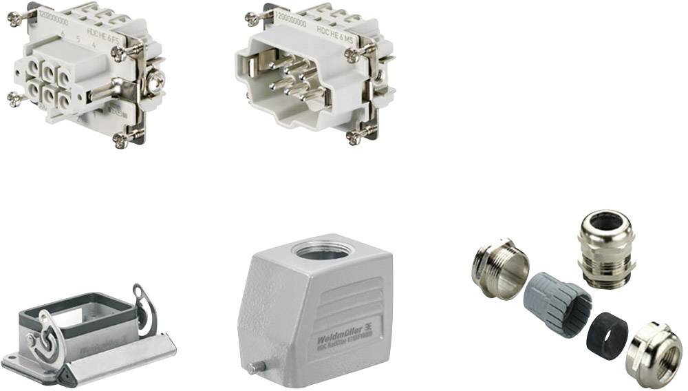 Weidmüller Steckverbinder-Set RockStar® HDC HE 1802740000 1St.