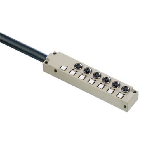 Weidmüller SAI-6-F 3P M8 L 10M 1828690000 Sensor/Aktorbox passiv M8-Verteiler mit Metallgewinde 1 S