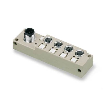 Weidmüller SAI-4-S 3P M8L 1828740000 Sensor/Aktorbox passiv M8-Verteiler mit Metallgewinde 1St.