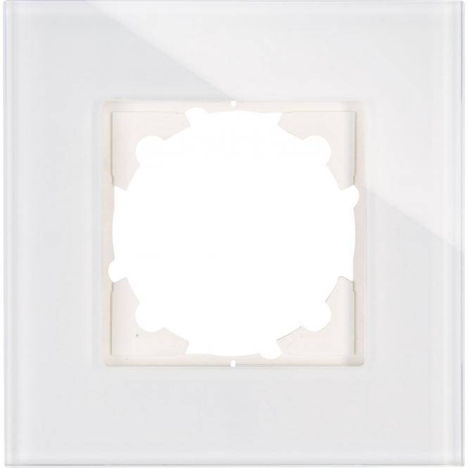 Abdeckrahmen, 1-fach, Glas/Kunststoff, HK07, KOPP