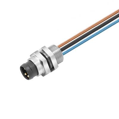 Weidmüller 1861280000 Sensor-/Aktor-Einbausteckverbinder M8 Stecker, Einbau Polzahl Sensoren: 3 1St.