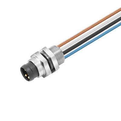 Weidmüller 1861290000 Sensor-/Aktor-Einbausteckverbinder M8 Stecker, Einbau Polzahl Sensoren: 4 1St.