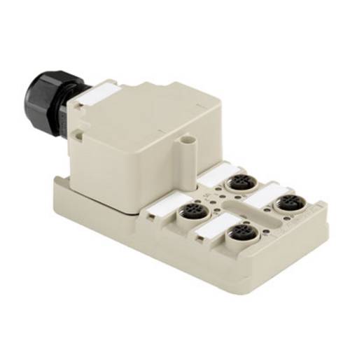 Weidmüller SAI-4-M 5P M12 NPN ECO 1892100005 Sensor/Aktorbox passiv M12-Verteiler mit Metallgewinde