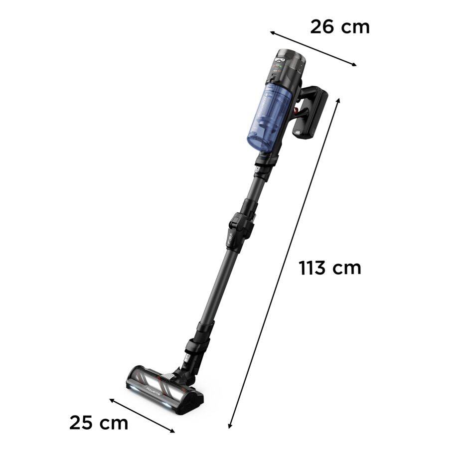 Rowenta X-Force Flex 12.60 Neo, Cordless Stick Vacuum Cleaner, Allergy Aqua, Deep-Cleaning Power, 2-in-1-Stabstaubsauger
