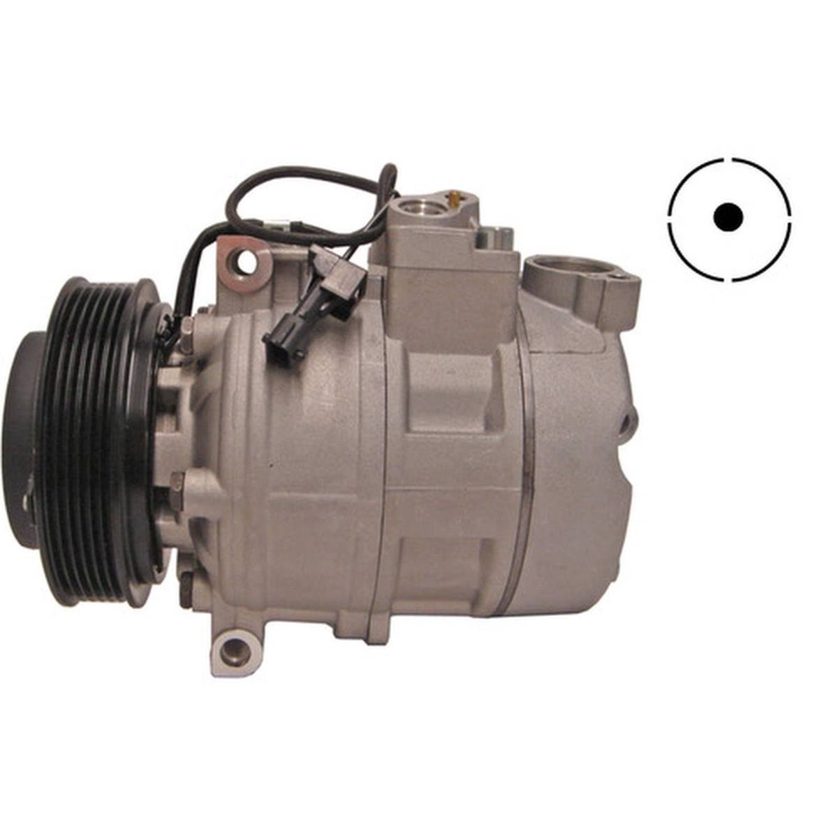 Klimakompressor 12 V Ø 126 mm MAHLE passend für u.a. SAAB 9-5